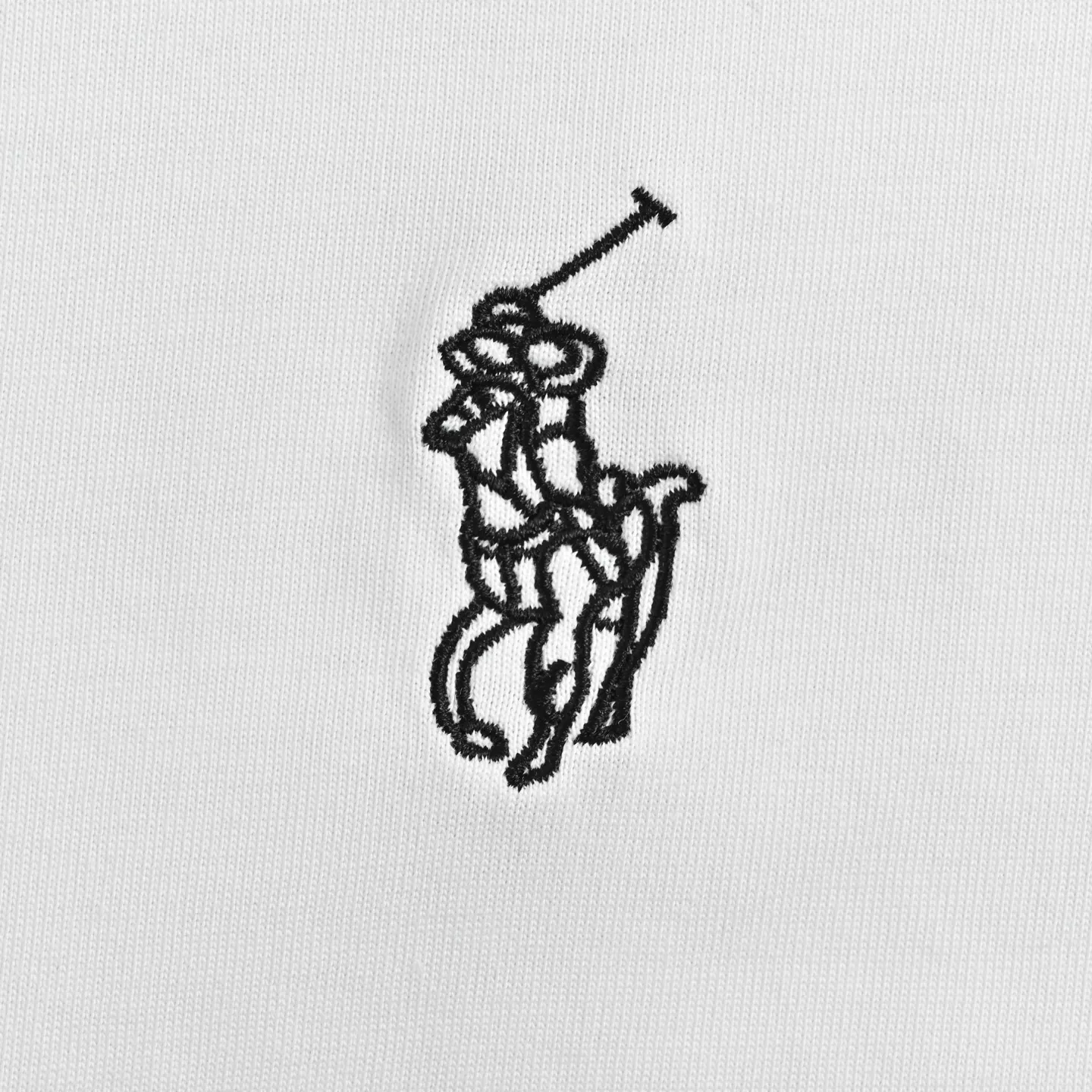 랄프로렌 전마 로고 자수 라운드 반소매 상세 이미지 8