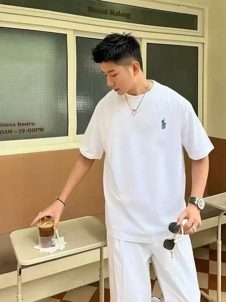 랄프로렌 전마 로고 자수 라운드 반소매 상세 이미지 12