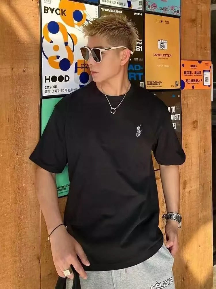 랄프로렌 전마 로고 자수 라운드 반소매 상세 이미지 11