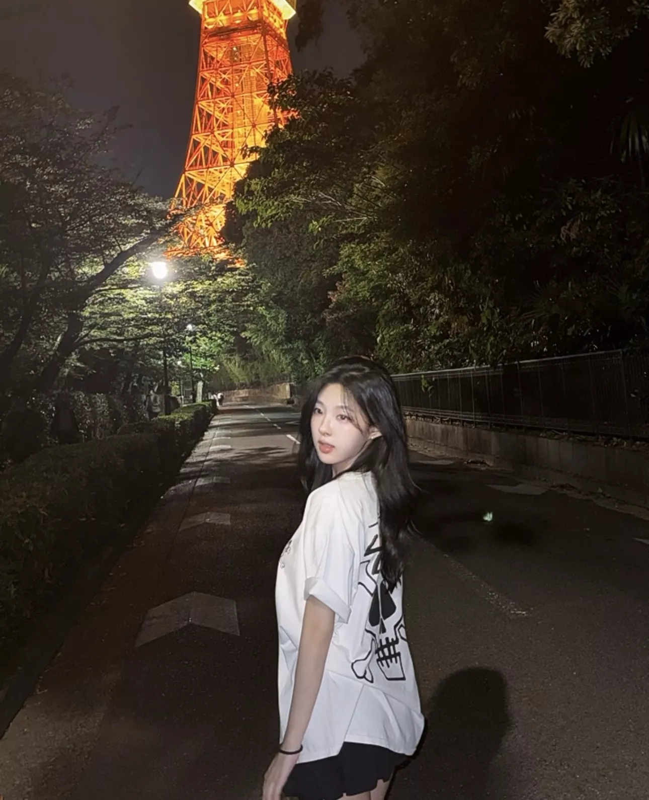 스투시 해골 프린트 라운드넥 반소매 상세 이미지 11