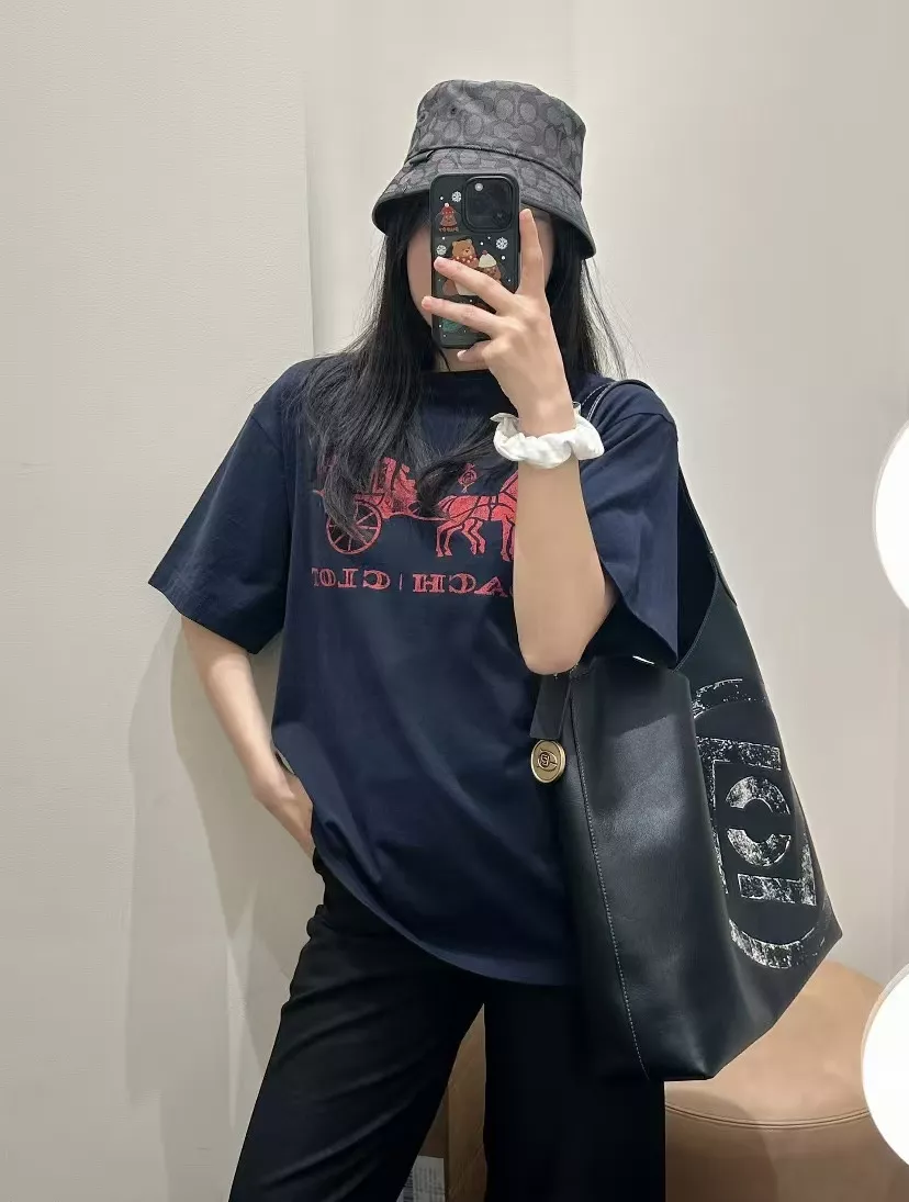 코치 클롯 협업 마차 프린트 반팔 상세 이미지 14