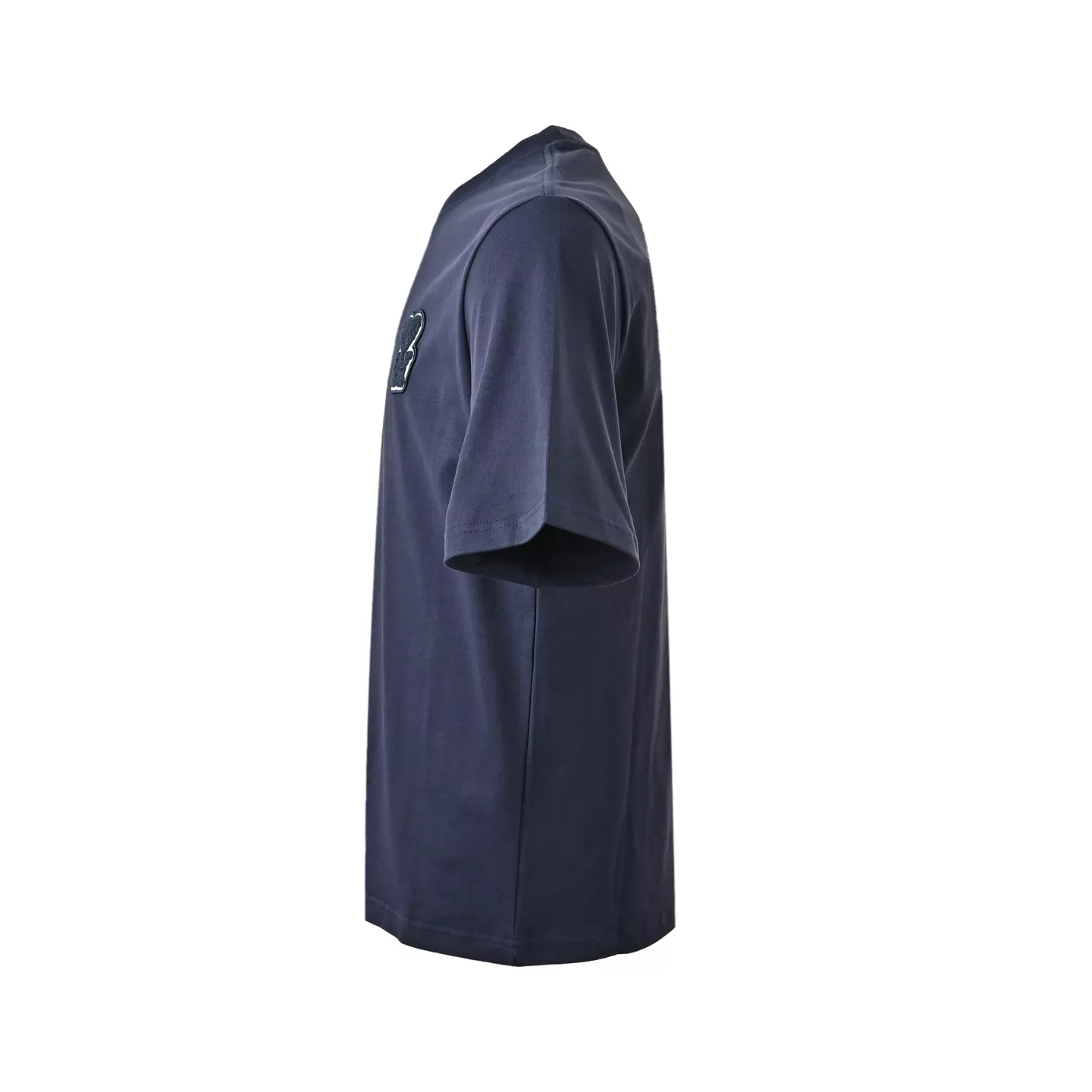 아미 하트 로고 자수 반소매 코튼 티셔츠 상세 이미지 2