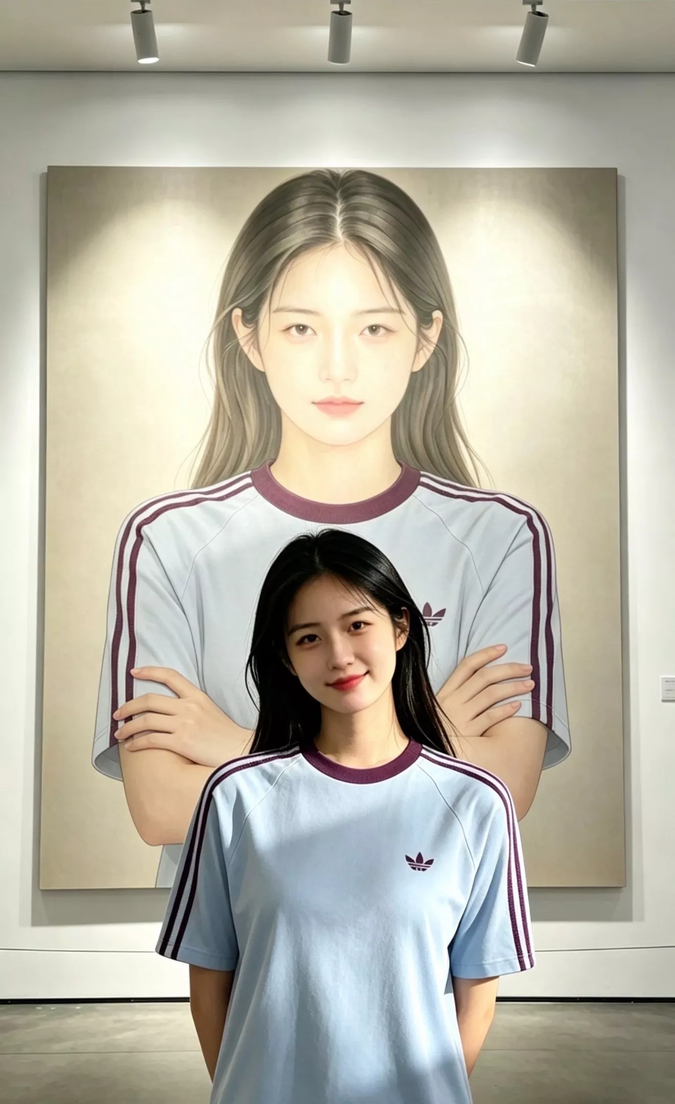 아디다스 삼선 자수 로고 반소매 티셔츠 상세 이미지 16