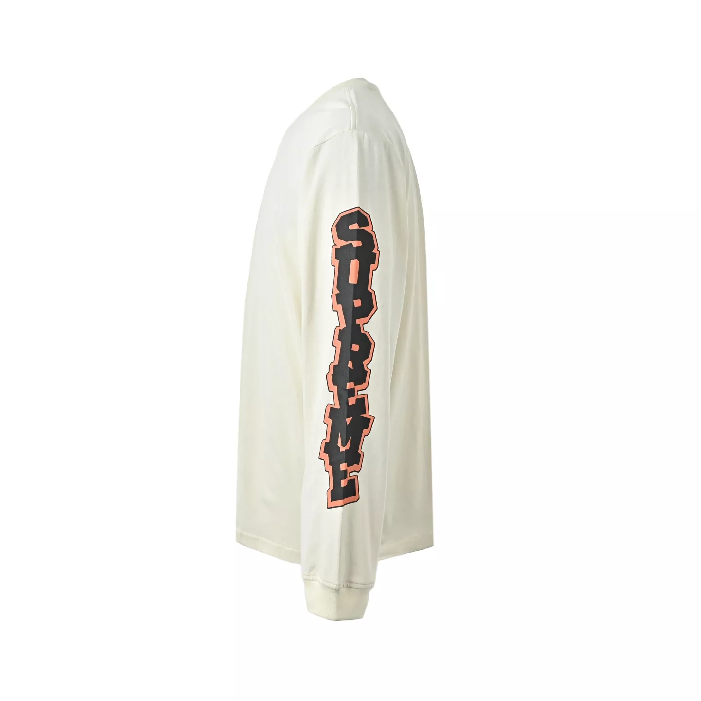 슈프림 양팔 컬러 레터링 긴소매 티셔츠 상세 이미지 2