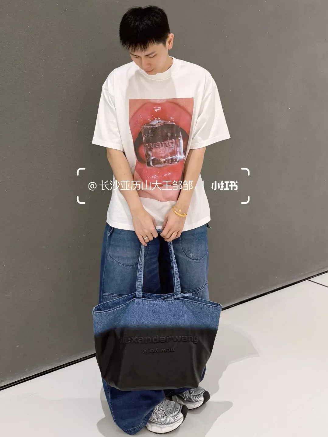 알렉산더왕 아이스 프린트 반소매 상의 상세 이미지 13