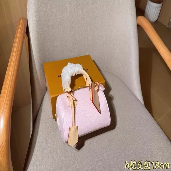 루이비통 스피디 18 오스트리치 가죽 백