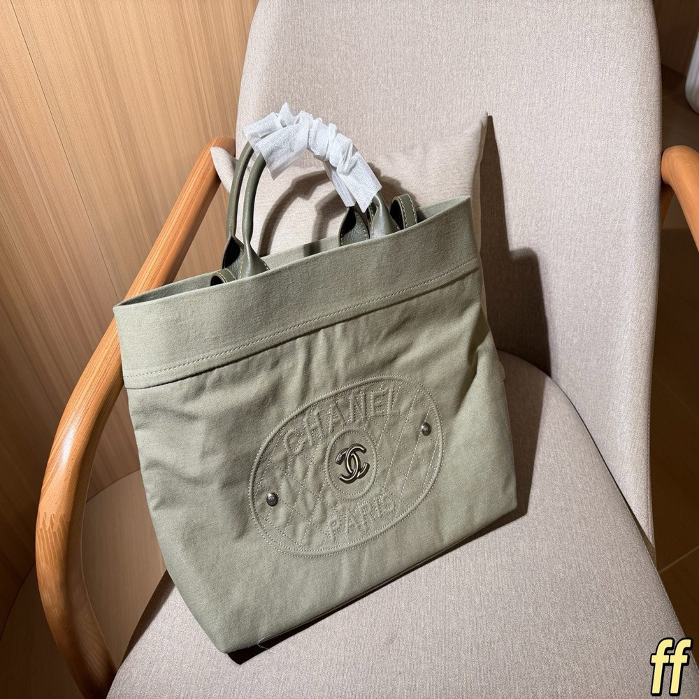 샤넬 빈티지 데님 토트백