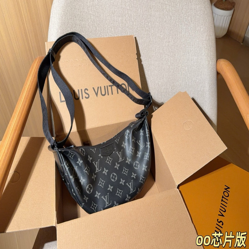 루이비통 블랙 모노그램 문백
