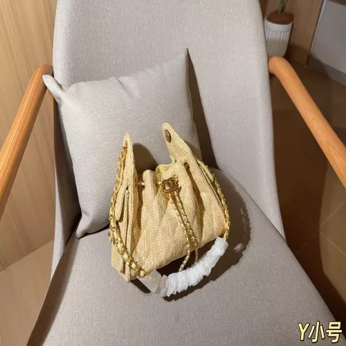 샤넬 라탄 짜임 호보 스타일 백