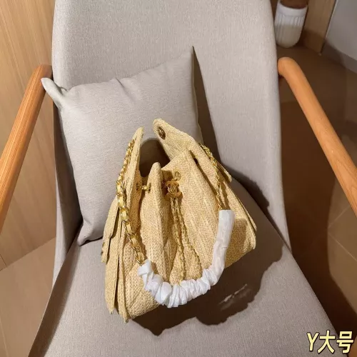 샤넬 라탄 느낌의 캐주얼 숄더 백
