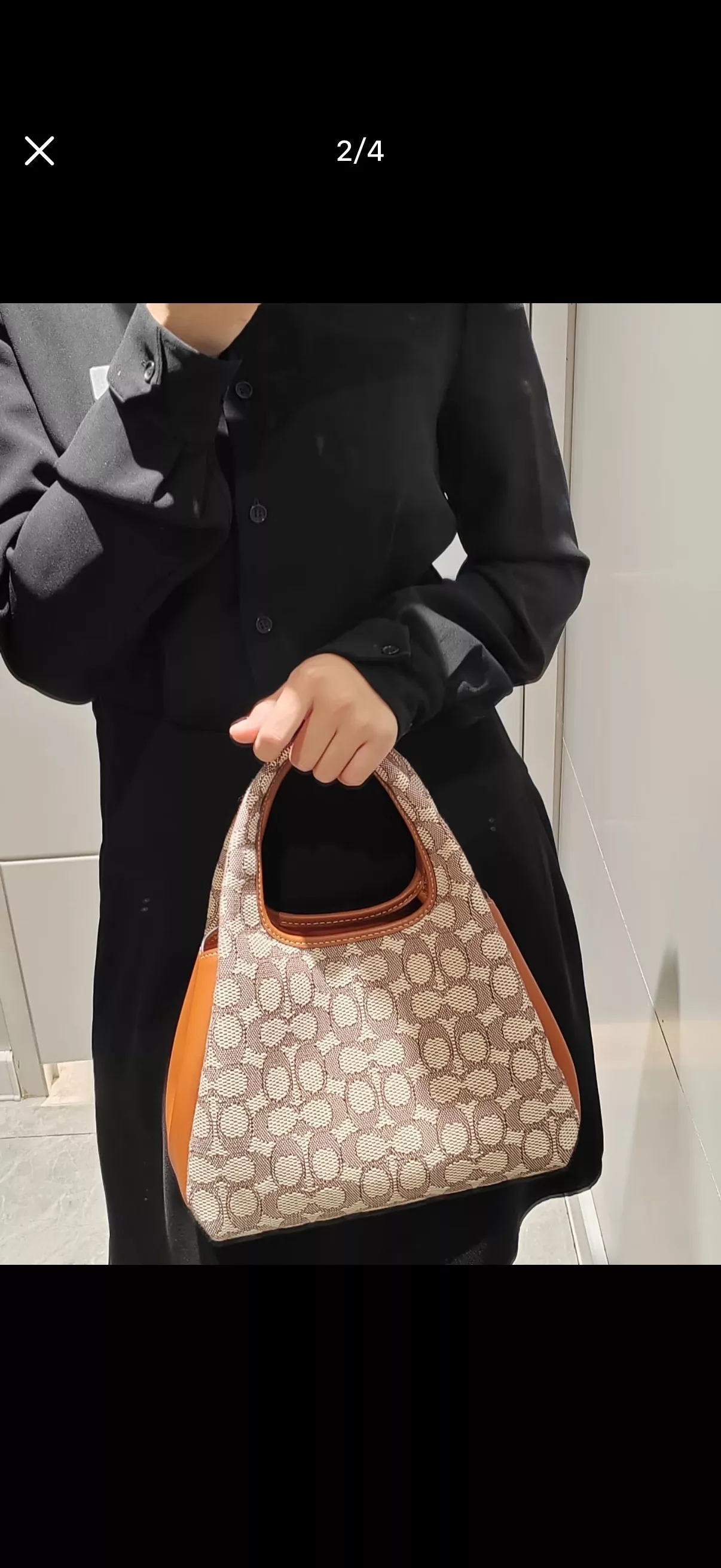 코치 라나 바스켓 스타일 핸드백 상세 이미지 12