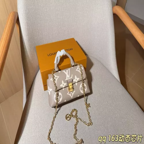 루이비통 압화 패턴 탑핸들 체인백
