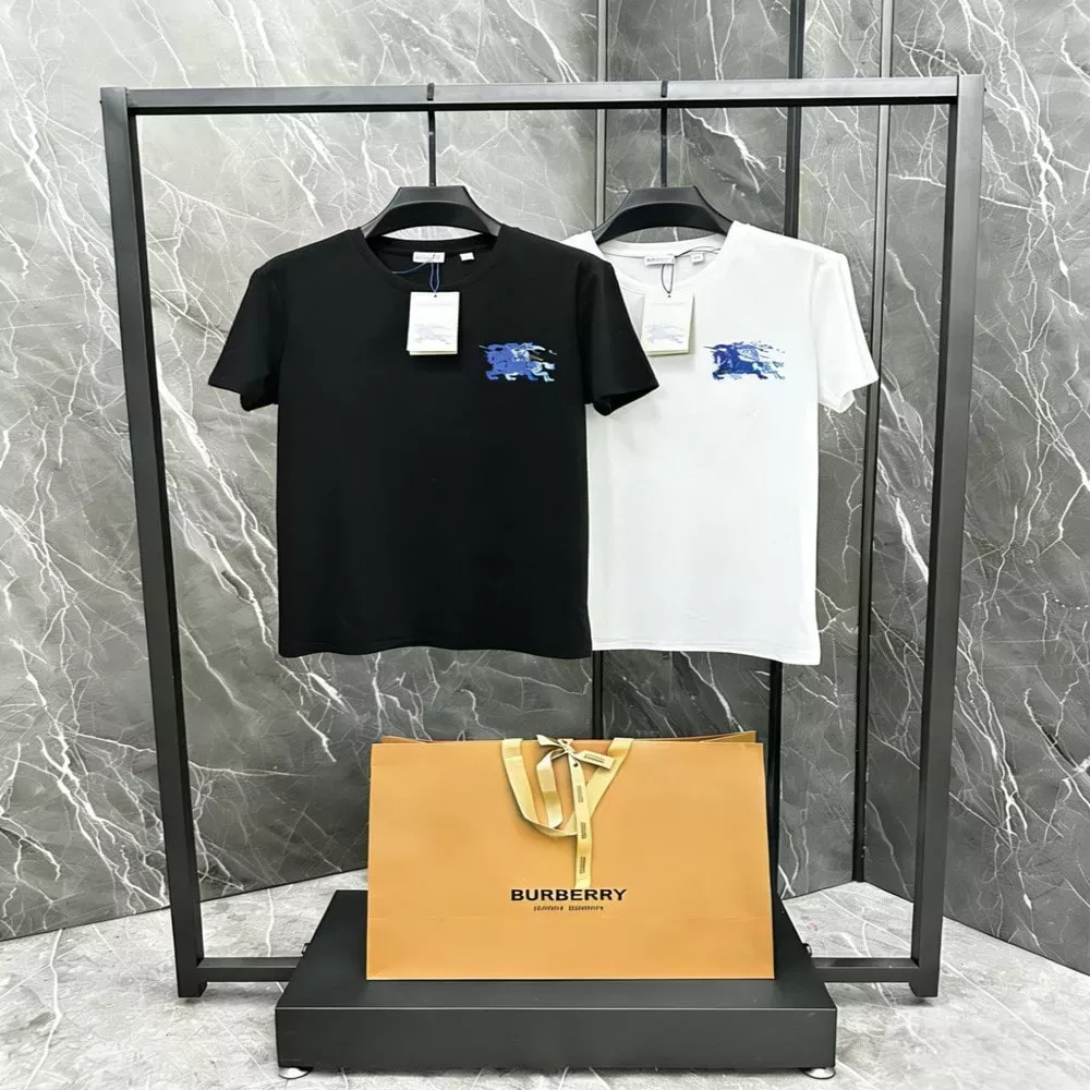 버버리 워터컬러 전마 프린트 티셔츠