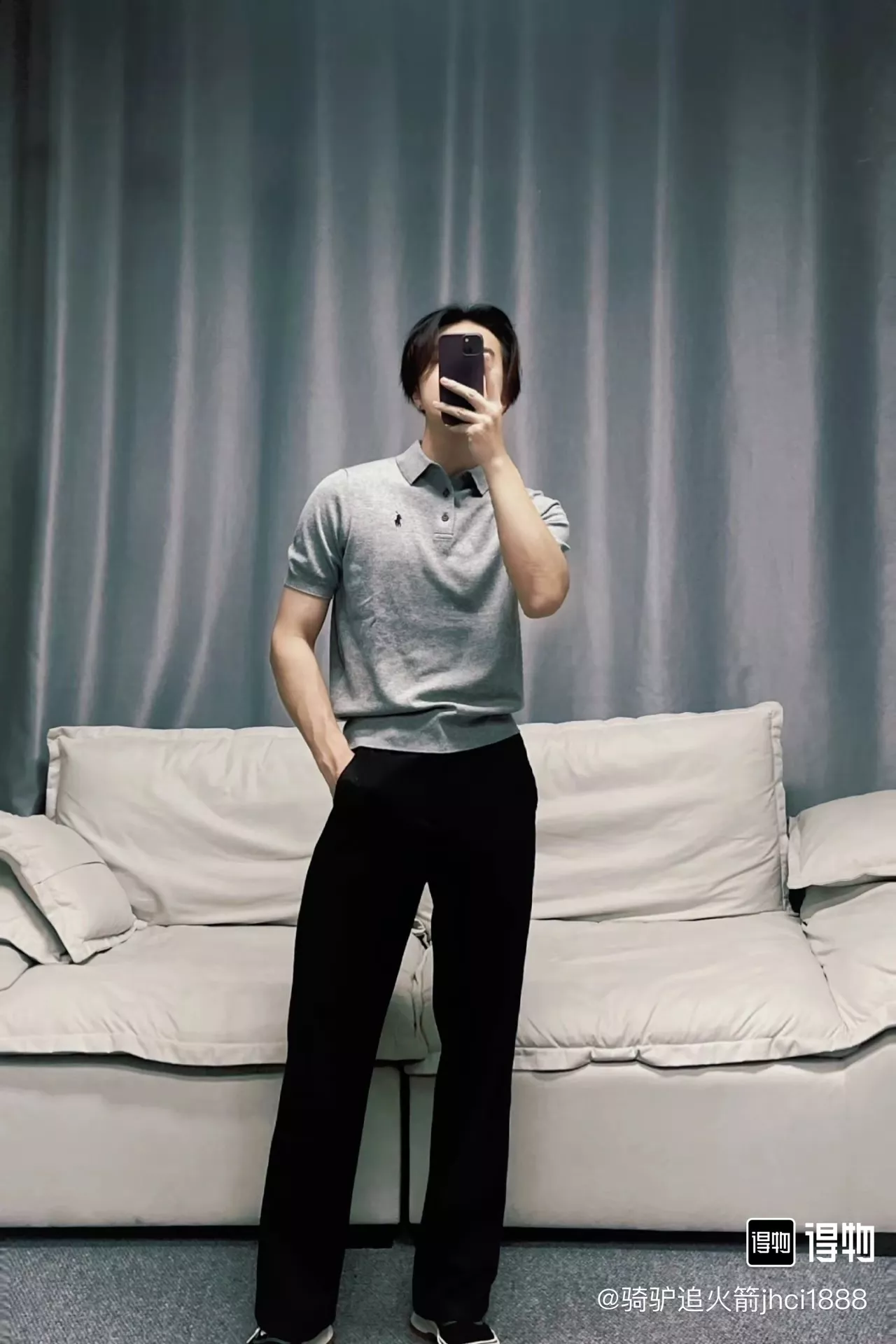 랄프로렌 자수 로고 니트 폴로 셔츠 상세 이미지 52
