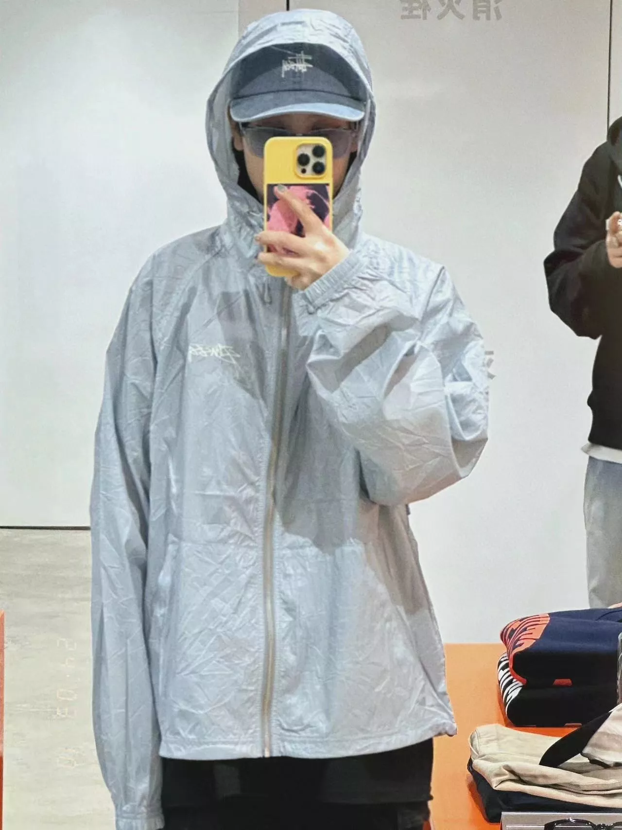 스투시 빈티지 주름 후드 집업 재킷 상세 이미지 22
