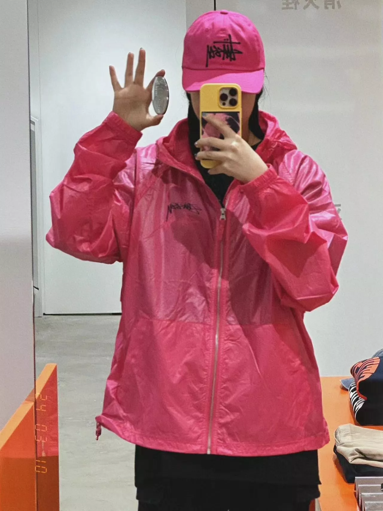 스투시 빈티지 주름 후드 집업 재킷 상세 이미지 16