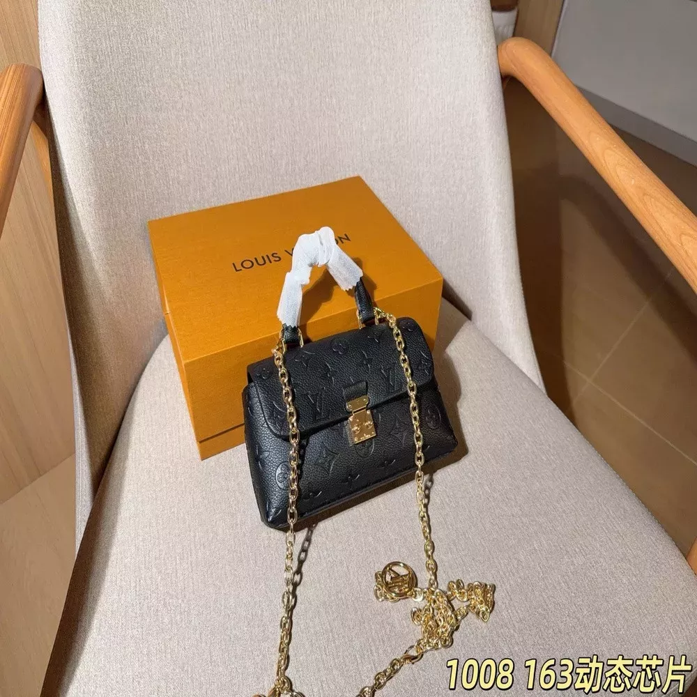 루이비통 압화 패턴 탑핸들 체인백