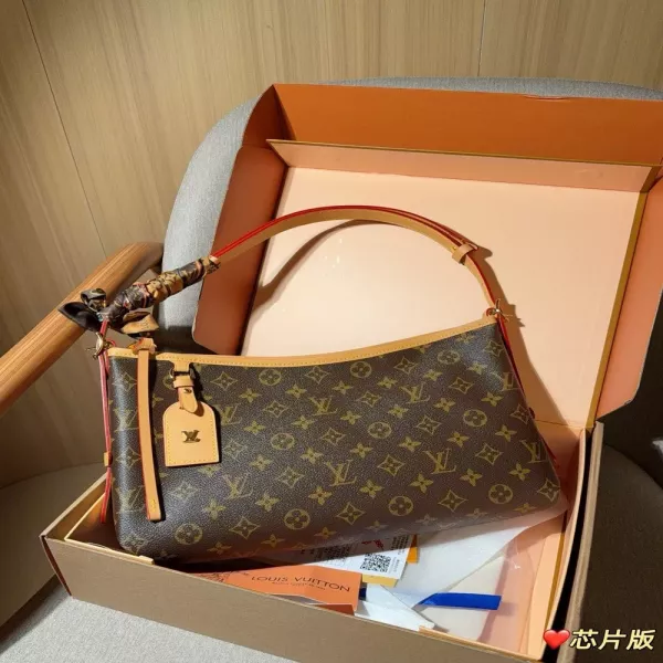 루이비통 캐리올 스타일 지퍼 숄더백