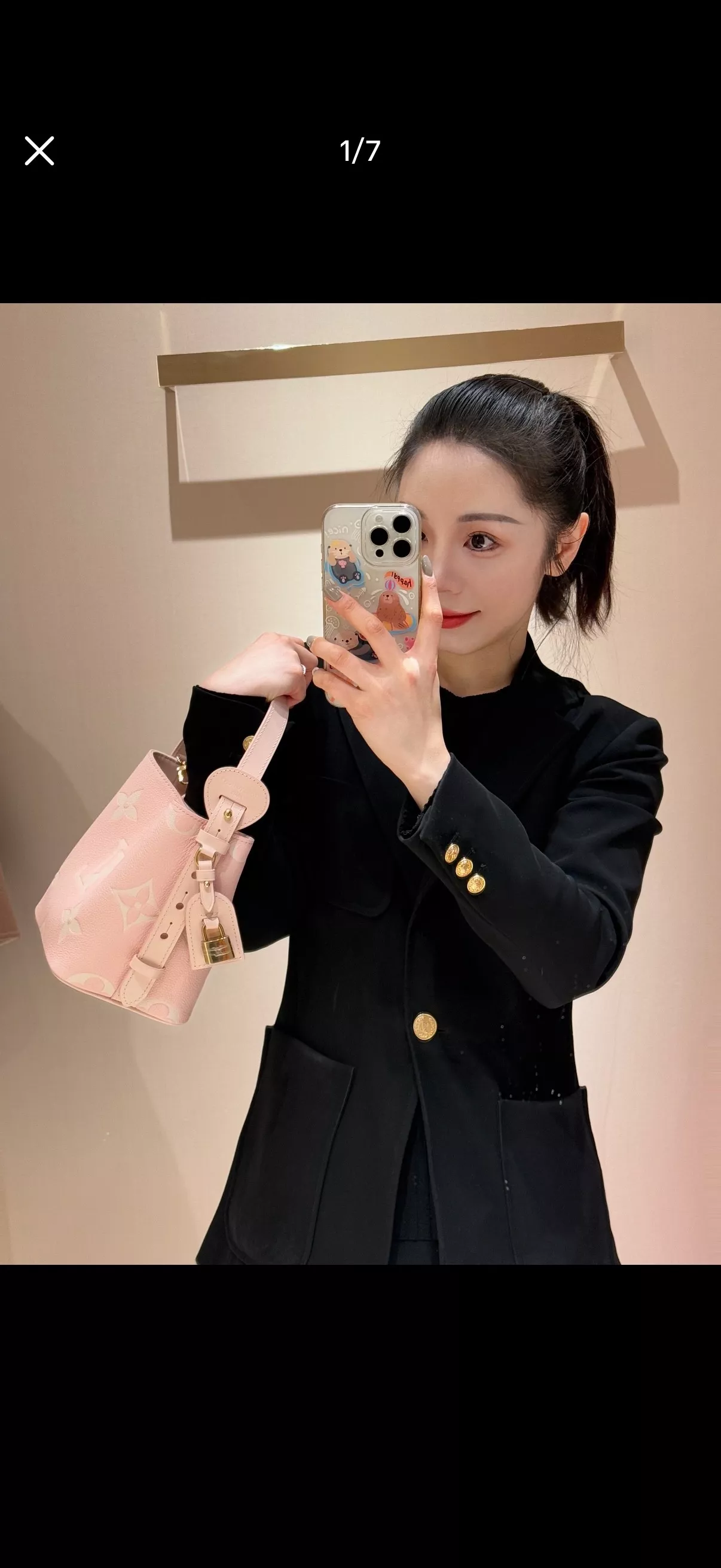 루이비통 올인 비비 엠보 버킷 스타일 백 상세 이미지 21