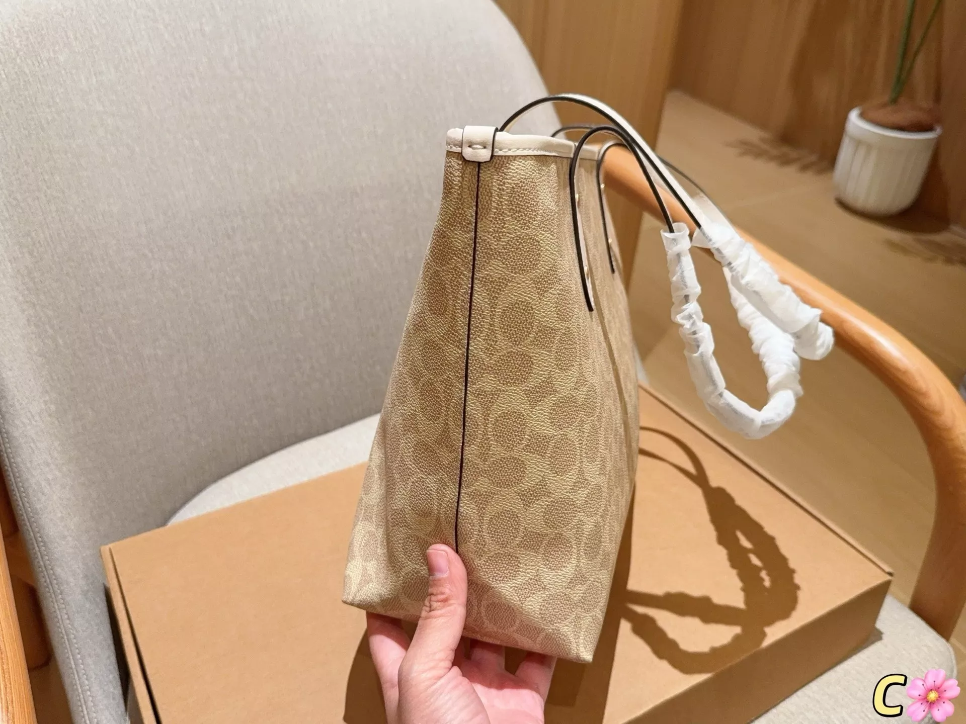코치 시티 토트 쇼핑백 상세 이미지 5