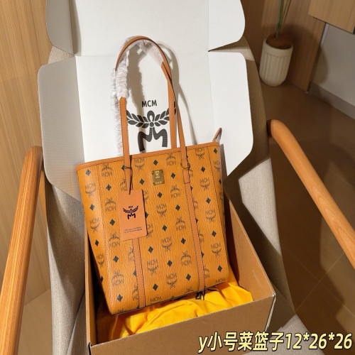엠씨엠 지퍼 쇼핑백 스타일 가방