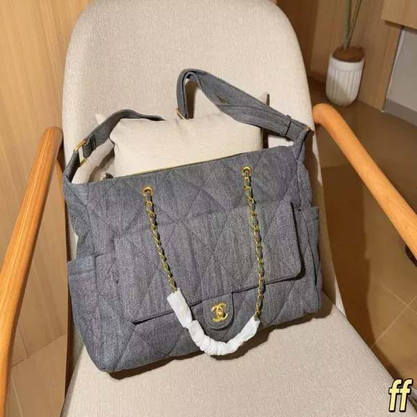 샤넬 데님 체인 숄더백