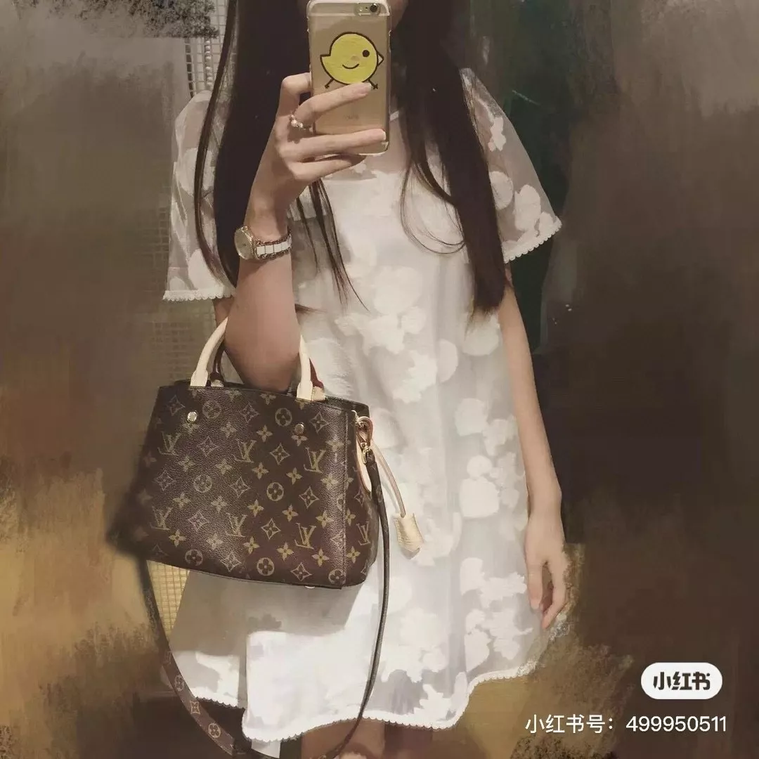 루이비통 몬테인 모노그램 핸드백 상세 이미지 15