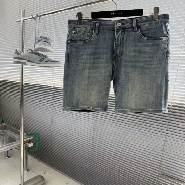아르마니 클래식 로고 데님 반바지