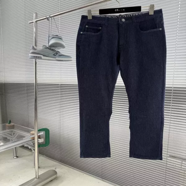 아르마니 스트레이트 핏 데님 팬츠