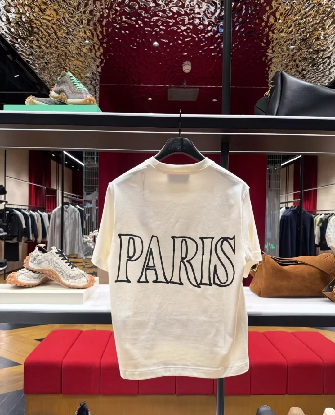 아미 전후면 로고 프린트 박시 반팔 상세 이미지 12