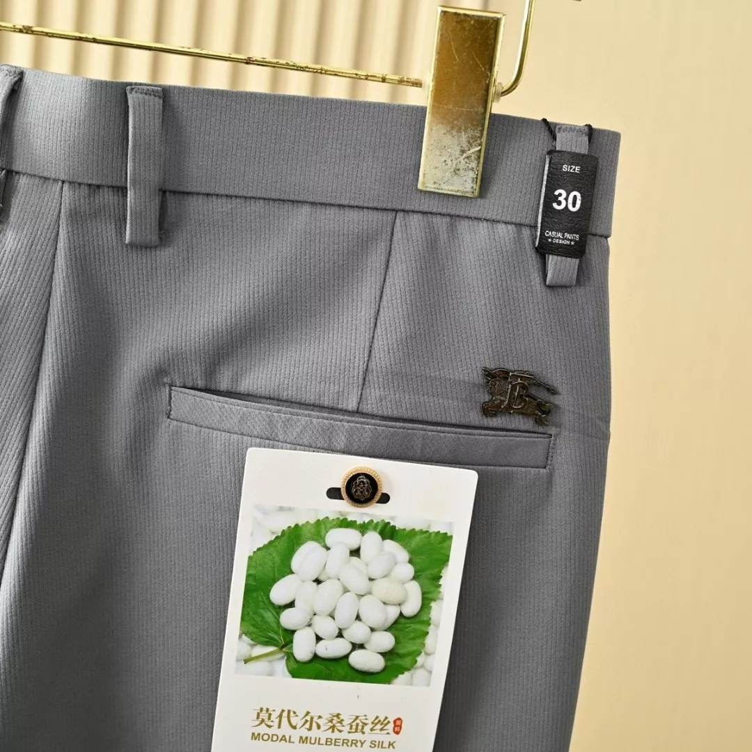 버버리 체크 포인트 비즈니스 캐주얼 팬츠 상세 이미지 9