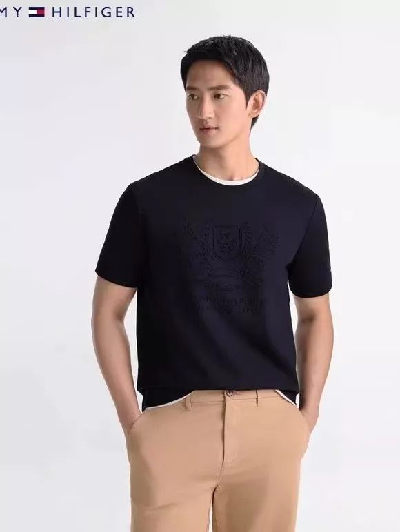 타미힐피거 엠보 로고 코튼 반소매 티셔츠 상세 이미지 10