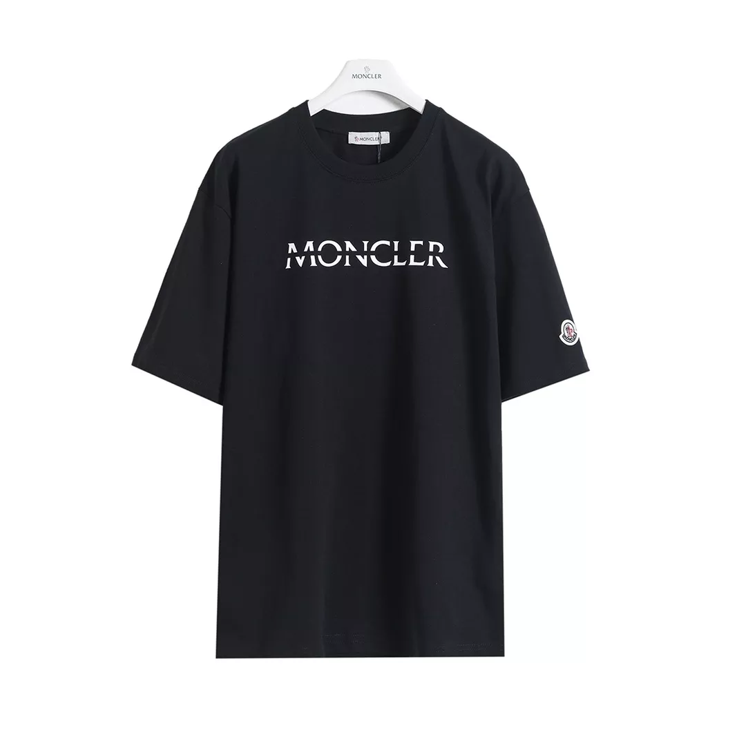 몽클레어 컷팅 레터링 프린트 반팔 티셔츠 상세 이미지 2