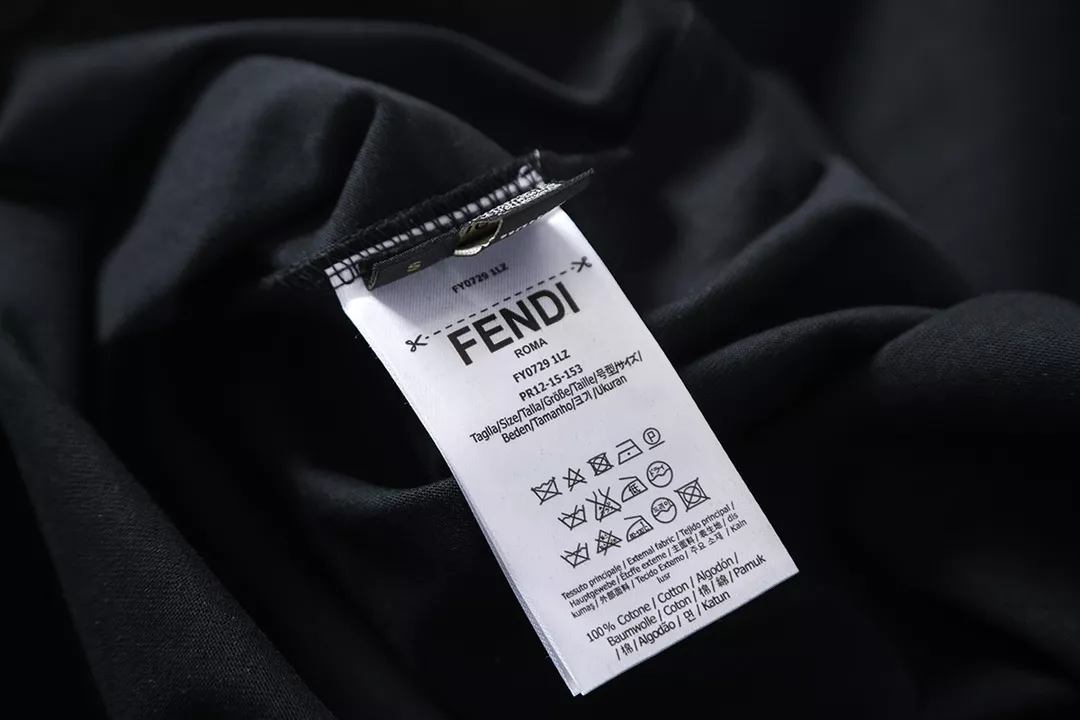 펜디 악마 눈 프린트 반소매 티셔츠 상세 이미지 8