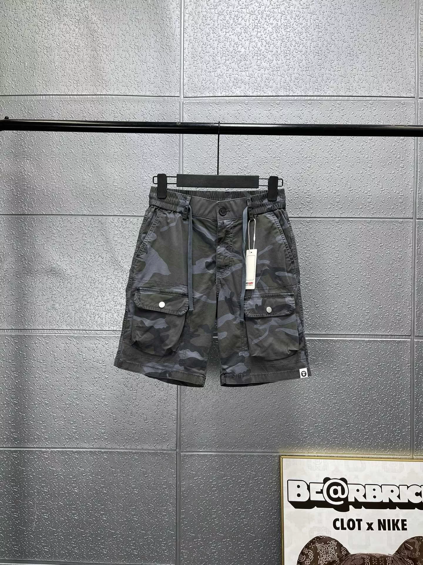 에이프 클래식 카모 카고 반바지 상세 이미지 3