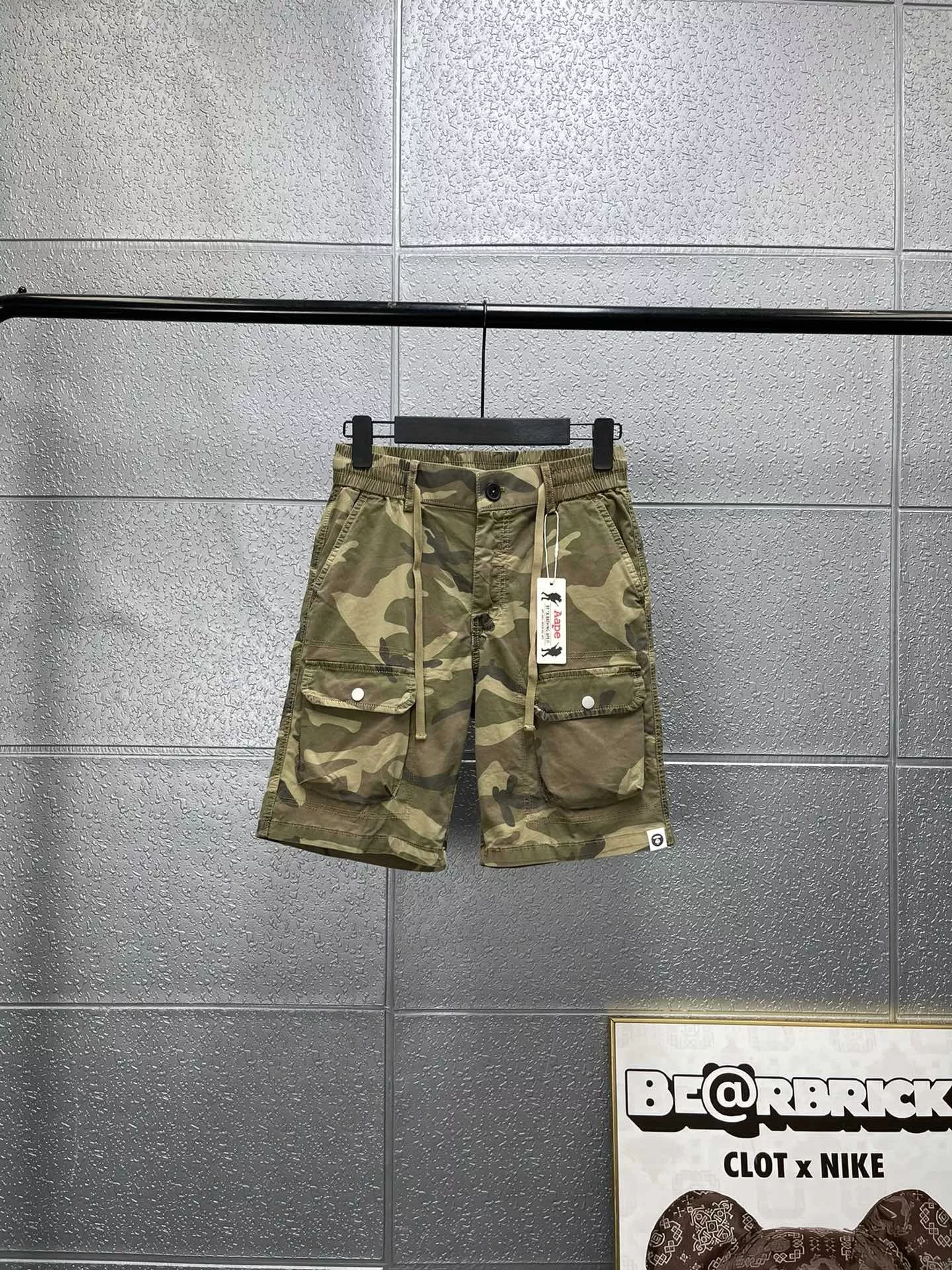 에이프 클래식 카모 카고 반바지 상세 이미지 2