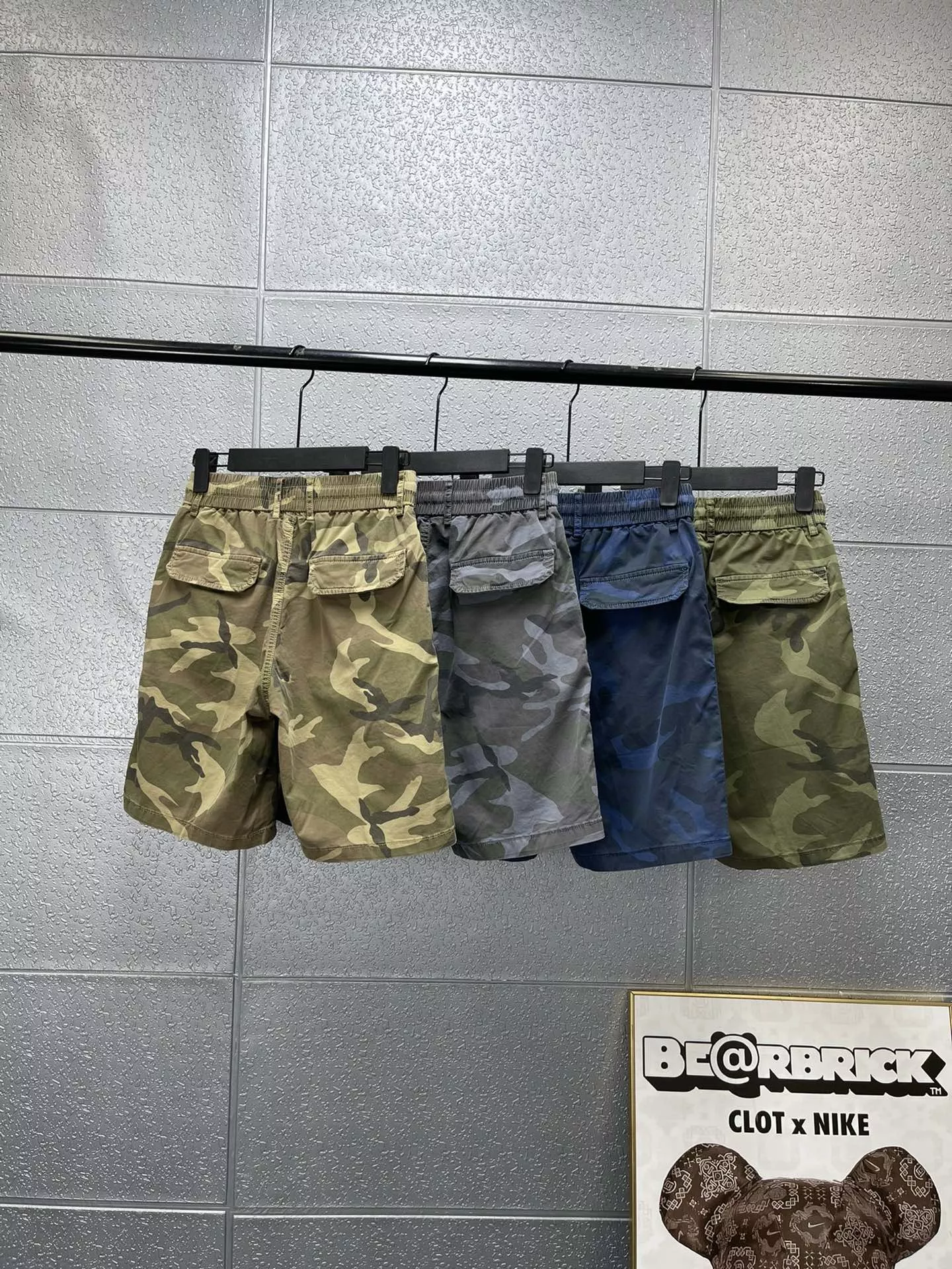 에이프 클래식 카모 카고 반바지 상세 이미지 8