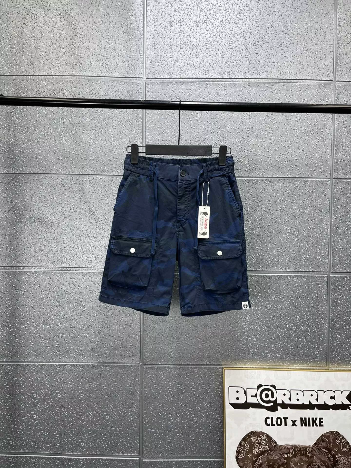 에이프 클래식 카모 카고 반바지 상세 이미지 4
