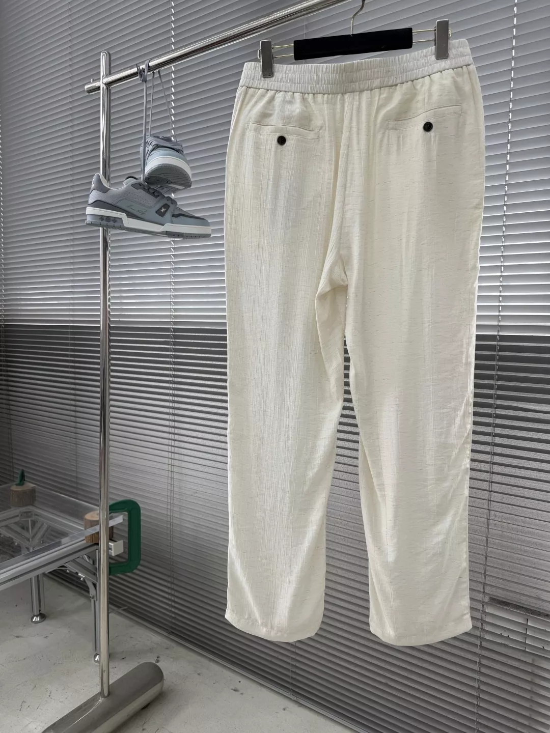 로로피아나 드로스트링 린넨 팬츠 상세 이미지 2