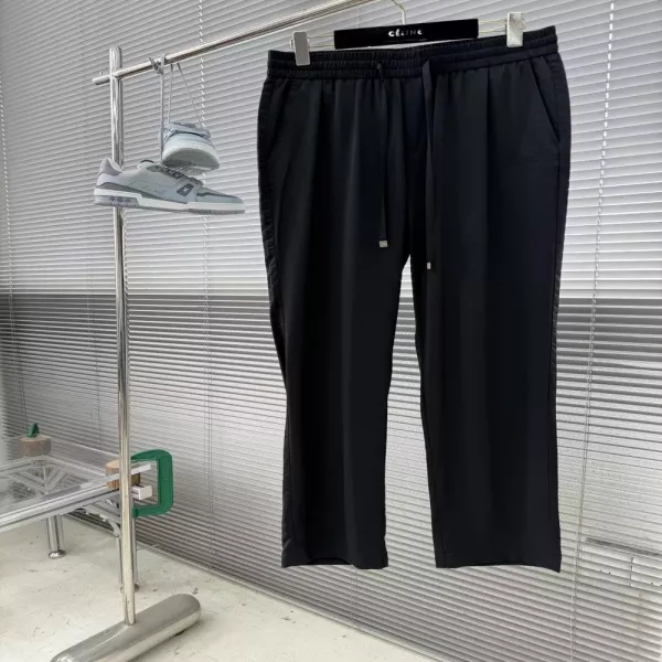 로로피아나 경량 테크 혼방 드로우스트링 팬츠