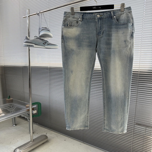 버버리 남성 스트레이트 데님 팬츠