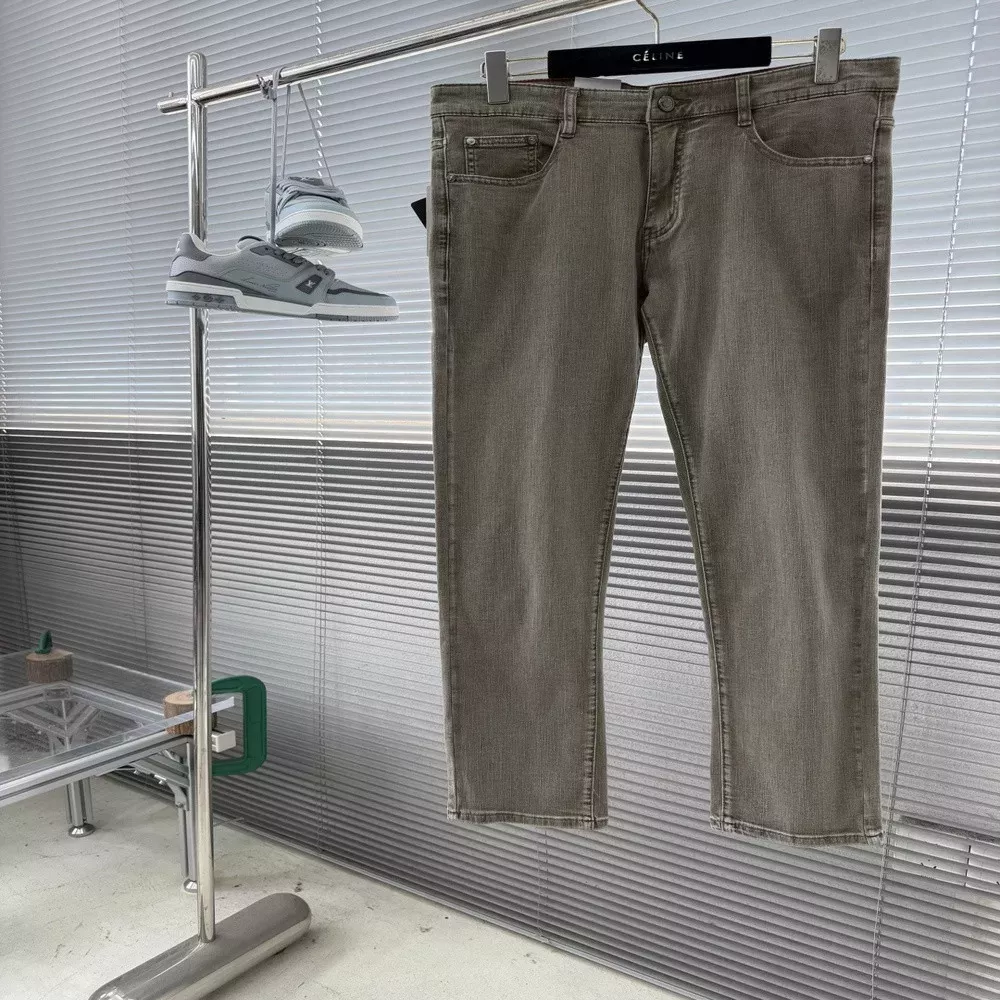 스테파노리치 스트레이트 워싱 데님 팬츠