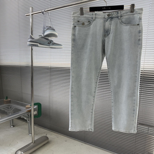 브루넬로쿠치넬리 라이트 워싱 스트레이트 데님 팬츠