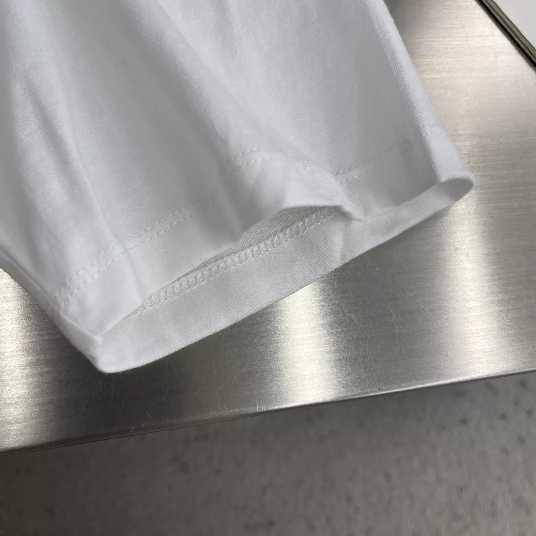 디올 벌 자수 포인트 코튼 반팔 티 상세 이미지 6