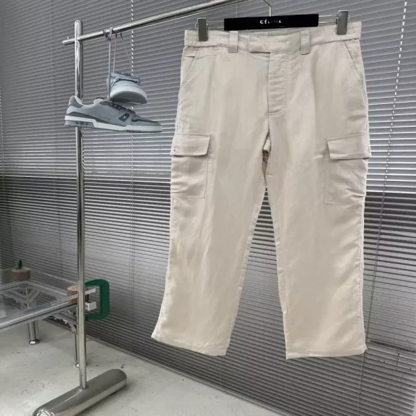 로로피아나 워크웨어 린넨 혼방 롱팬츠