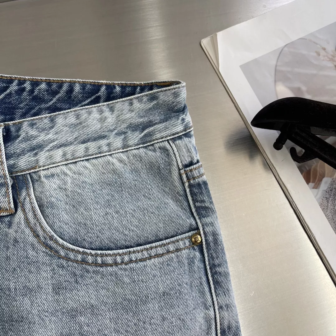 루이비통 워시드 데님 하프 팬츠 상세 이미지 7