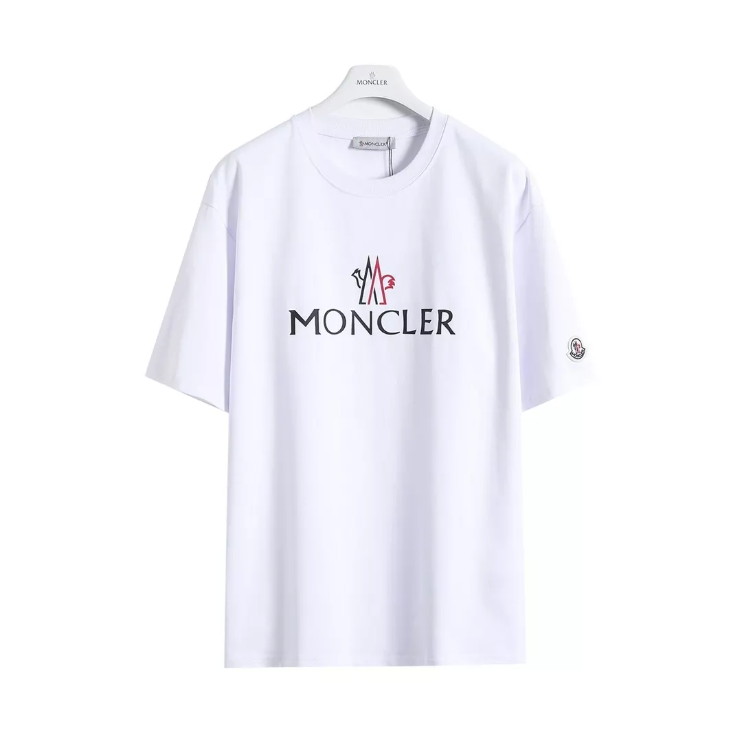 몽클레어 프랑스 수탉 로고 프린트 반소매 상세 이미지 1