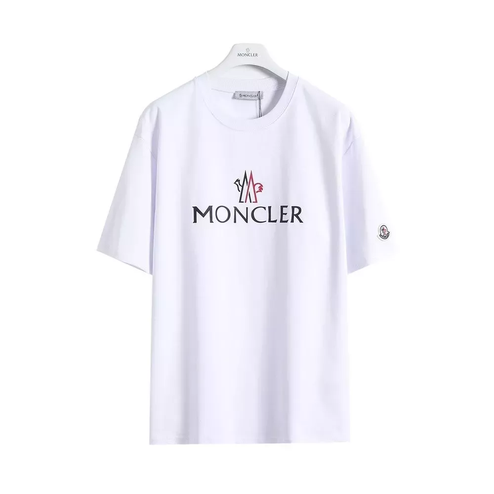 몽클레어 프랑스 수탉 로고 프린트 반소매