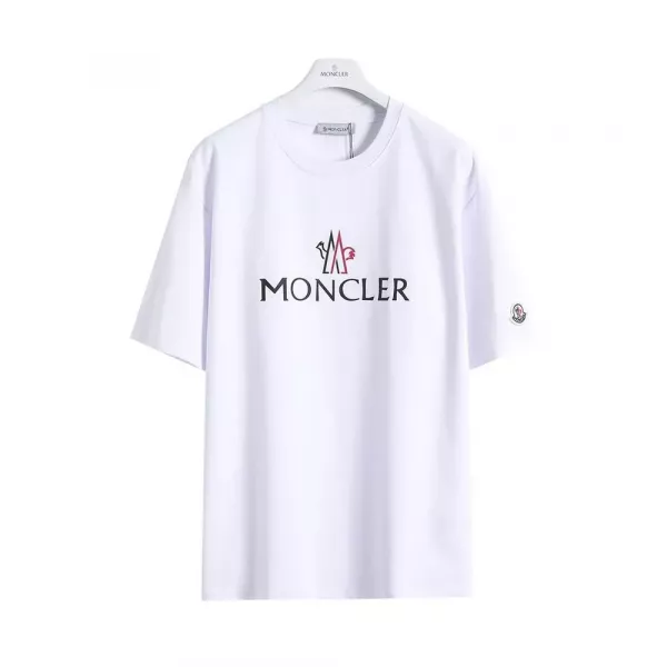 몽클레어 프랑스 수탉 로고 프린트 반소매