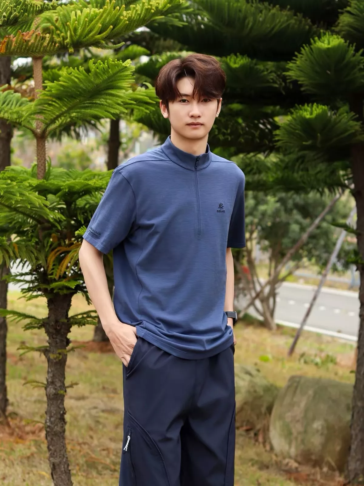 카일라스 반집업 로고 반소매 아웃도어 티셔츠 상세 이미지 18